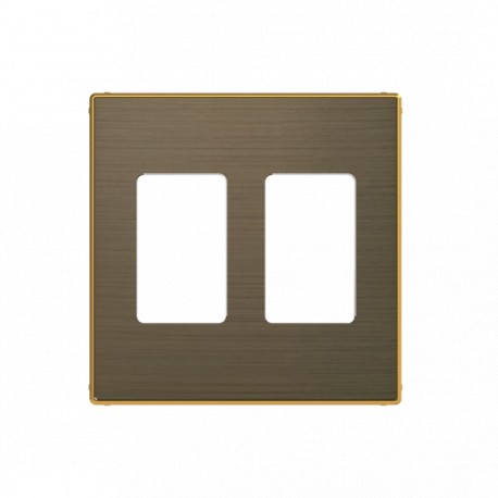 NIESSEN 2CLA855510A1201 2CLA855510A1201 8555.1 OE NIESSEN Tapa toma VDI doble OE